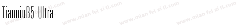 TianniuB5 Ultra字体转换